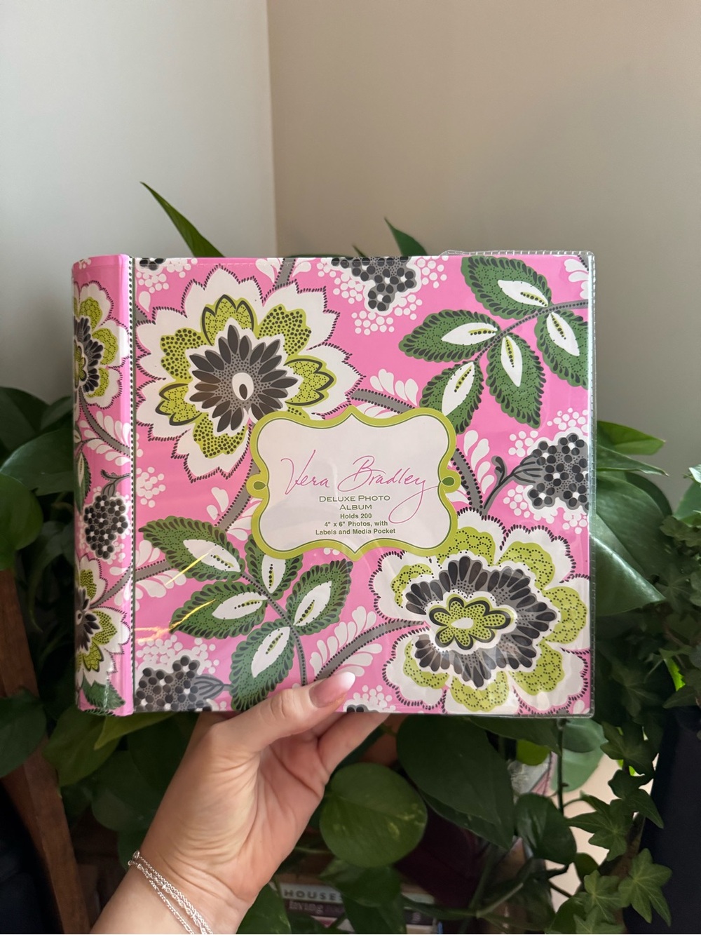 Vera Bradley Pink Floral Deluxe Photo Album